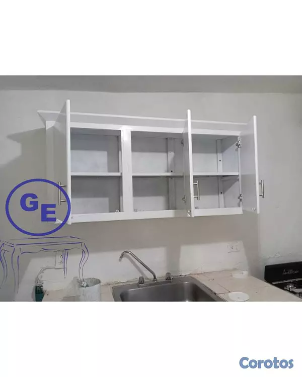 cocina - Gabinete pequeño blanco de cocina  3