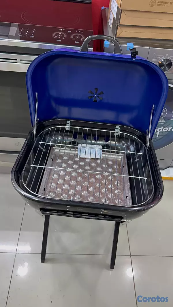 herramientas, jardines y exterior - 🔥 Parrilla BBQ portátil con tapa – perfecta para t 2