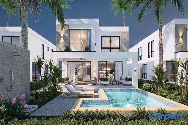 casas vacacionales y villas - Modernas Villas Unifamiliares de 3 y de 4 habitaciones con piscina privada 4