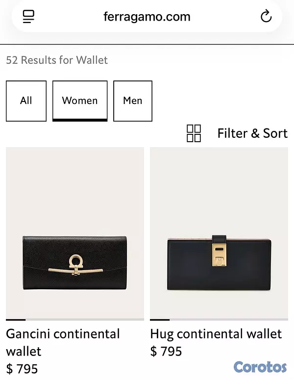 joyas, relojes y accesorios - monedero largo de mujer Ferragamo 4