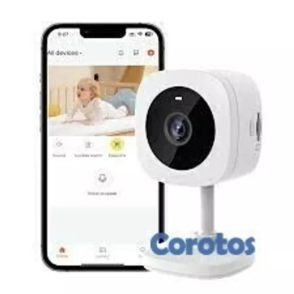 camaras y audio - Cámara de seguridad 2K con visión nocturna, audio 2