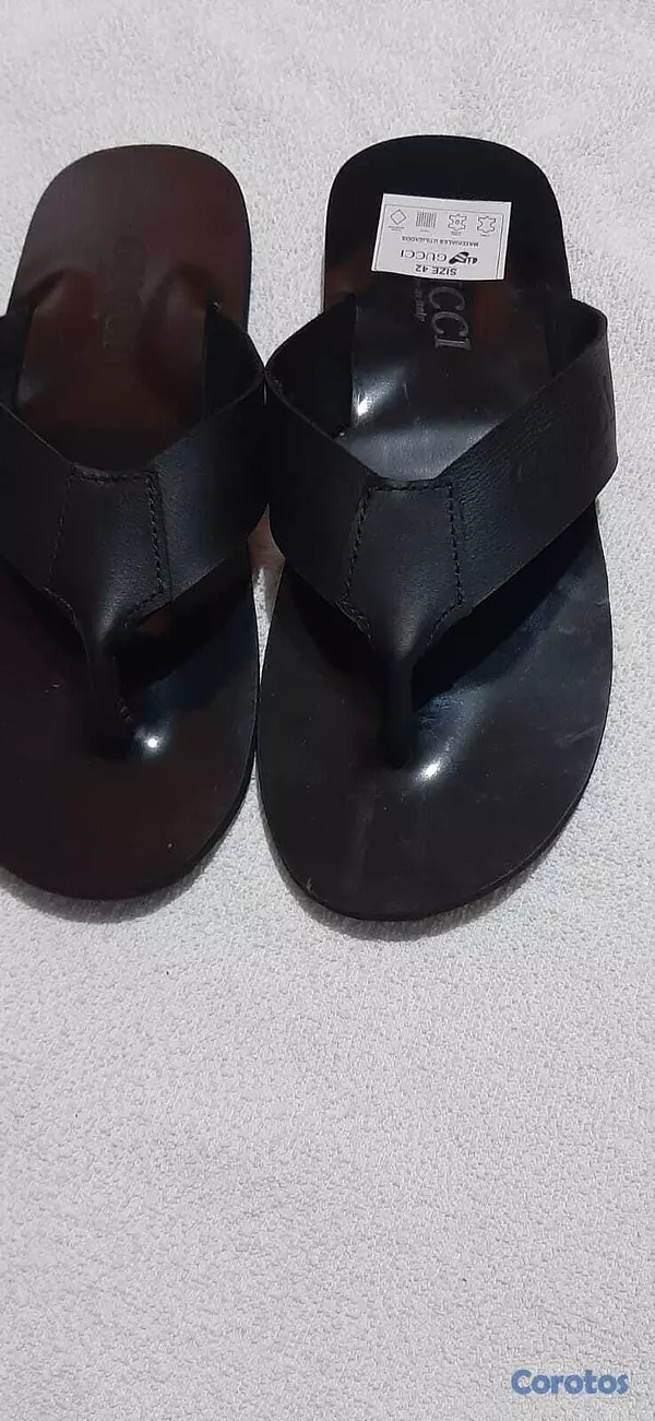 zapatos unisex - Sandalias en piel para damas y caballeros.  6