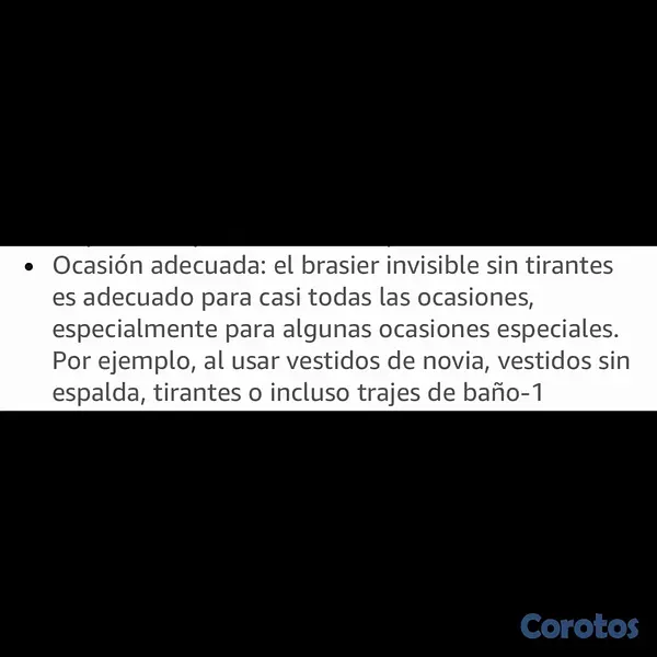 ropa para mujer - Brasier Adhesivo 3