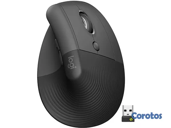 computadoras y laptops - MOUSE LOGITECH LIFT VERTICAL ERGONOMICO INALAMBRICO (WIRELESS) COLOR NEGRO 2