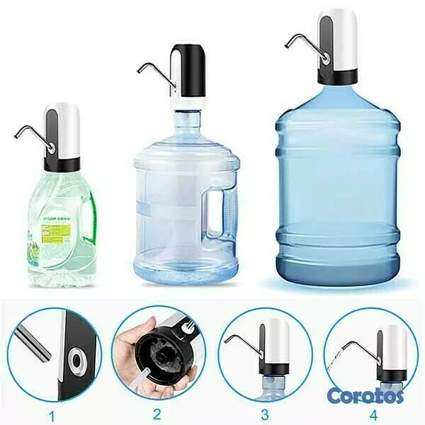 accesorios para electronica - Dispensador de agua recargable, extrae agua del botellon de manera automatica 3