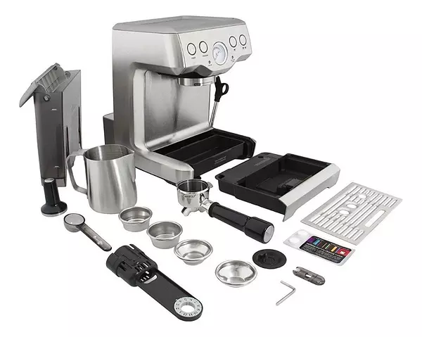 Salud y Equipamiento Médico - Cafetera Breville  Espresso Bes840xl Espumador Leche 1650 W 3