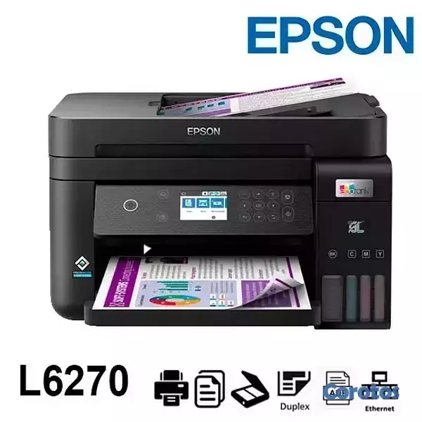 impresoras y scanners - MULTIFUNCIO EPSON  ECOTANK L6270 BOTELLA DE TINTA DE FABRICA ,PRINTER,COPIA,SCAN 2