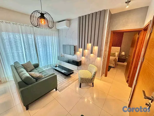 apartamentos - Alquilo Apartamento Amueblado en Piantini  3