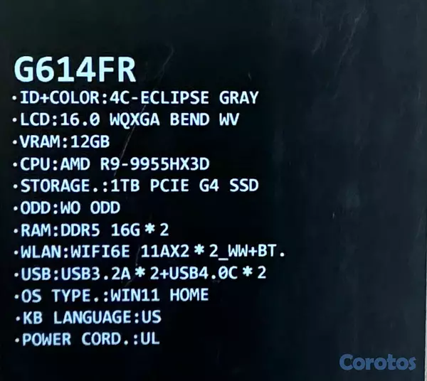 computadoras y laptops - LAPTOP ASUS ROG STRIX G16 RYZEN 9 1TB + 16GB RTX50 3