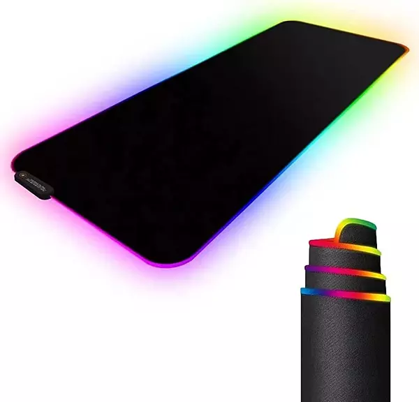 accesorios para electronica - Mouse Pad Gaming RGB Iluminado 80CM X 30CM con luz LED 12 colores  2