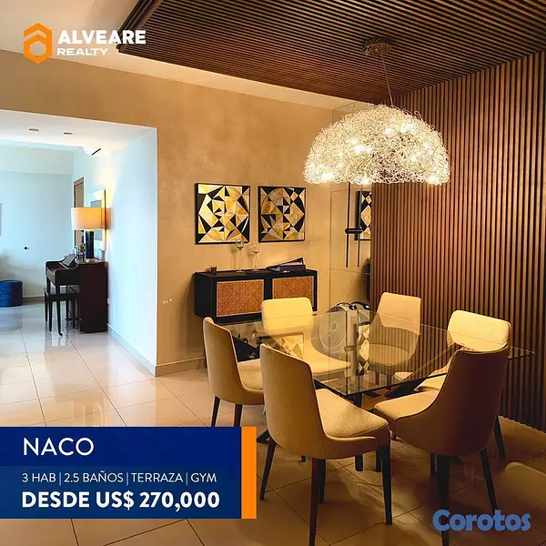 apartamentos - Apartamento en Venta – Naco, Santo Domingo. 5