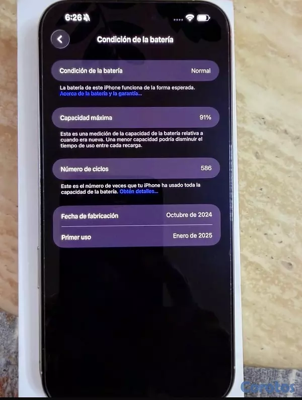 celulares y tabletas - iPhone 16 pro Max 1 tb  5