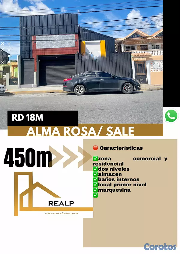 oficinas y locales comerciales - Local con nave en Alma Rosa  1