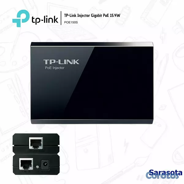accesorios para electronica - TP-Link Injector Gigabit Poe POE150S 2
