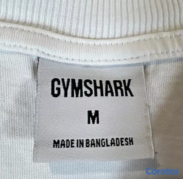 ropa para hombre - Gymshark Fitness Tshirt Mens Medium White Short Sleeve Regular Gym Training 3