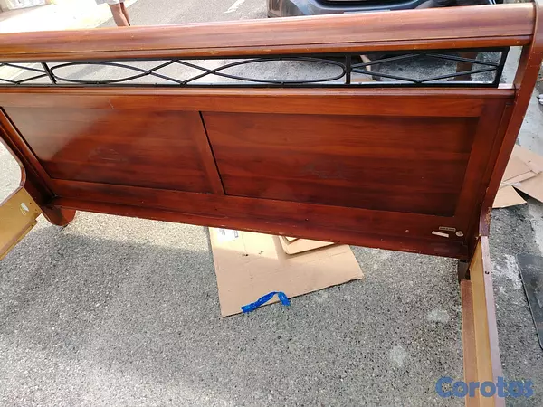 muebles y colchones - juego de cama King (trineo) 5
