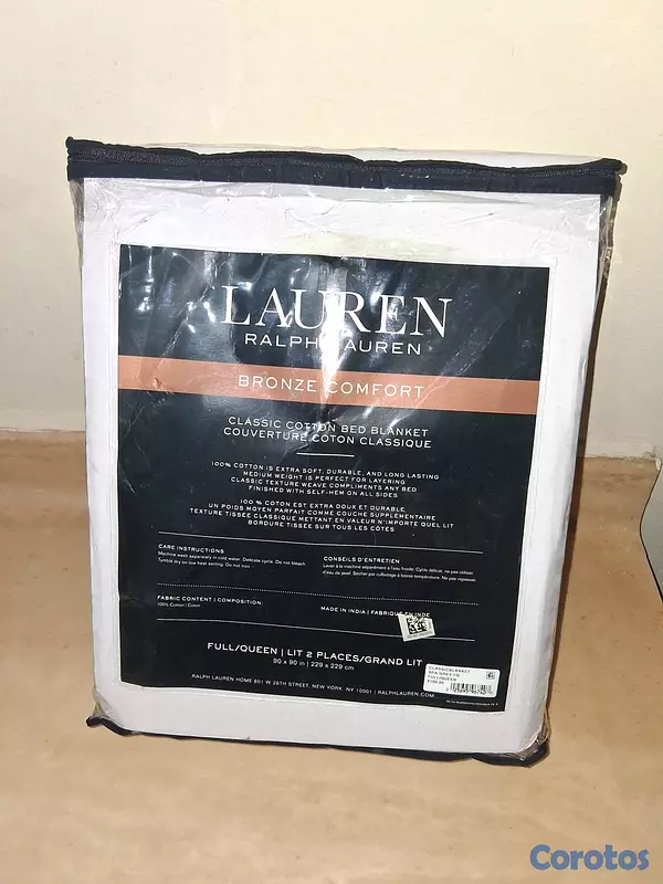 decoración y accesorios - Ralph Lauren Manta Cobertor Full Queen 90 x 90  6