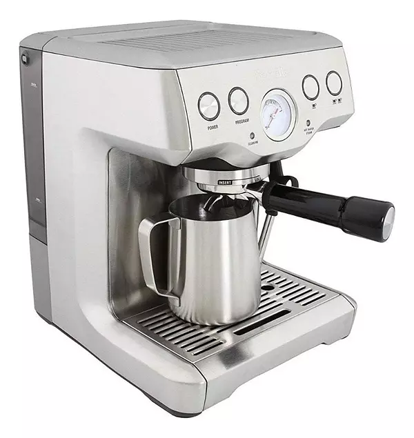 Salud y Equipamiento Médico - Cafetera Breville  Espresso Bes840xl Espumador Leche 1650 W 4