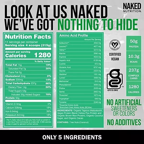 Salud y Equipamiento Médico - Proteina Naked Mass Chocolate - L A $7 - L A $78738 2