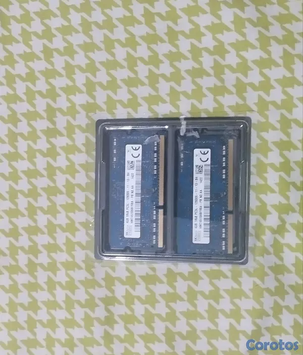 computadoras y laptops - memorias Rams 4 GB DDR3L 2Rx8 laptop 2x4  3