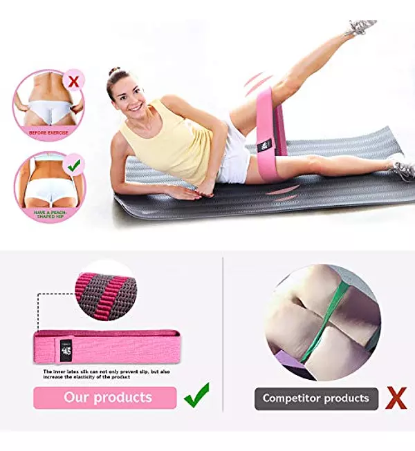 Salud y Equipamiento Médico - Cfx Resistance Bands 3 Juegos, Bucles De Ejercicio Premium C 5