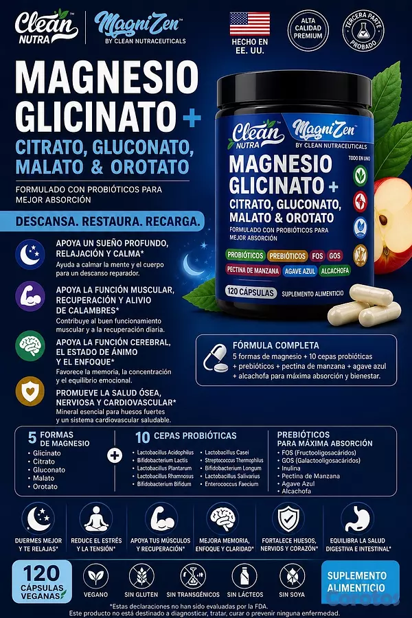 Salud y Equipamiento Médico - Todo tipo de suplementos y vitaminas: magnesio,probióticos,aminoácidos, creatina 3