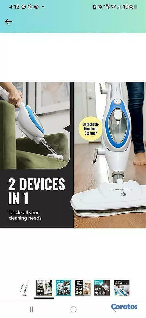 electrodomesticos - Limpiador vaporizador multiusos 2
