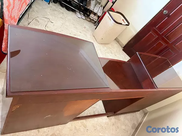 muebles y colchones - gavetero de caoba  3