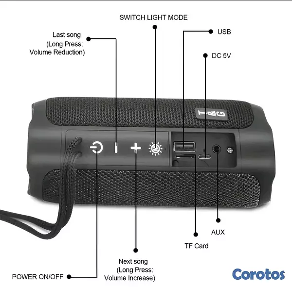 accesorios para electronica - OFERTA Bocina bluetooth 5.0 y radio FM y sonido en alta calidad 8