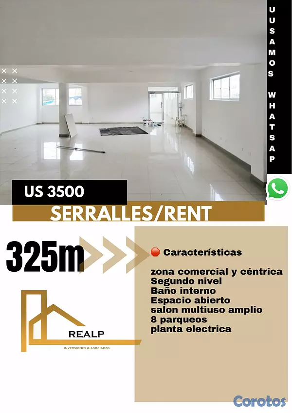 oficinas y locales comerciales - Alquiler local comercial amplio  1