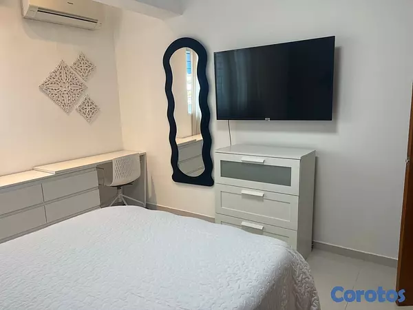 apartamentos - Se Alquila Apartamento amueblado en Bella Vista – 1 Habitación.  6