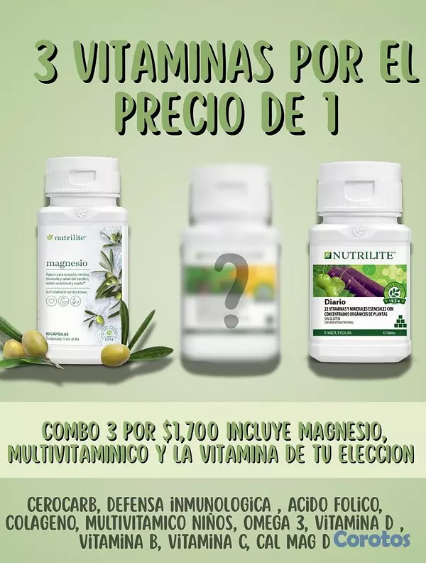 Salud y Equipamiento Médico - COMBO VITAMINAS AMWAY  2
