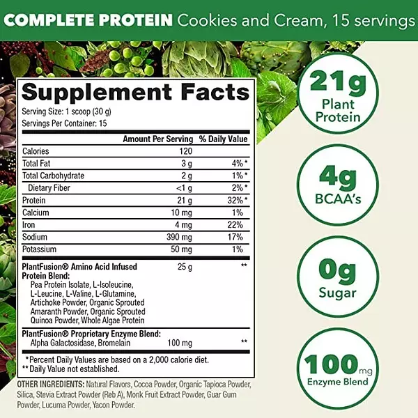 Salud y Equipamiento Médico - Proteina Vegana Galletas 450g - G A $623 - G A $655 2