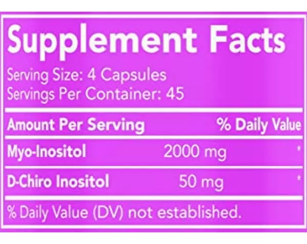 Salud y Equipamiento Médico - Tn vitaminas Inositol 180 caps 2