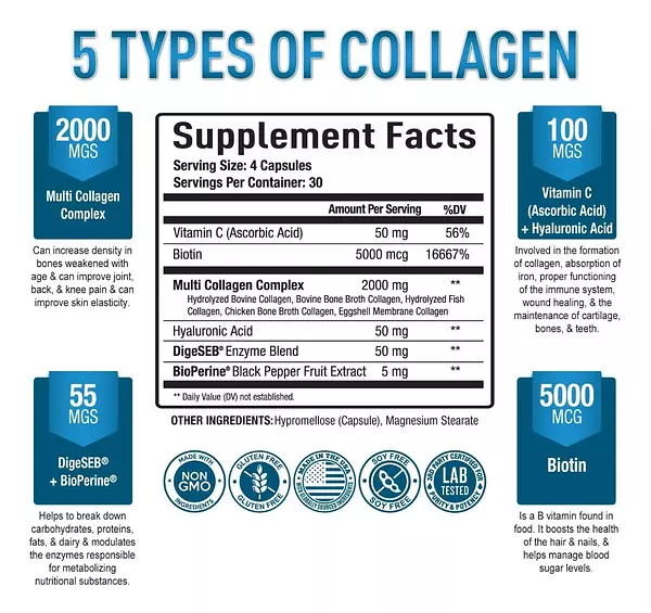 Salud y Equipamiento Médico - Purely Optimal Colageno 120cap 2
