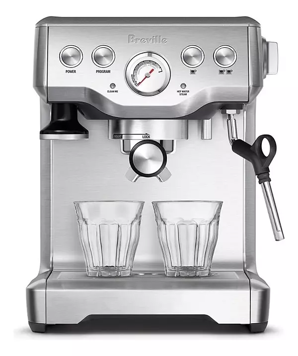 Salud y Equipamiento Médico - Cafetera Breville  Espresso Bes840xl Espumador Leche 1650 W 6