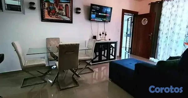 apartamentos - 1er piso Amueblado enbdorado 1ro a 10 minutos de unión médica  7