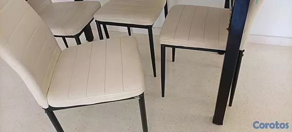 muebles y colchones - Comedor de 4 sillas  5