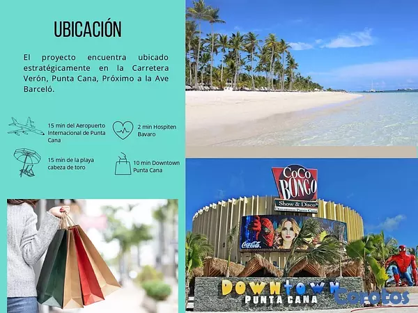 apartamentos - PROYECTO DE APARTAMENTO PUNTA CANA  3