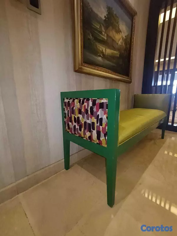 muebles y colchones - Banco  Verde Lima - Statement Piece  5