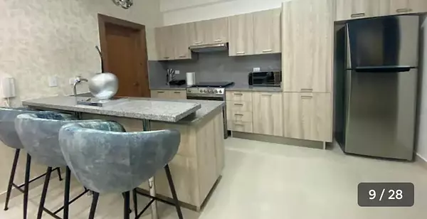apartamentos - Se alquila apartamento amueblado en Evaristo Morales 3