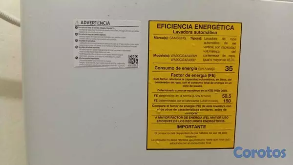 electrodomesticos - Vendo Lavadora Digital Inverter Samsung 4