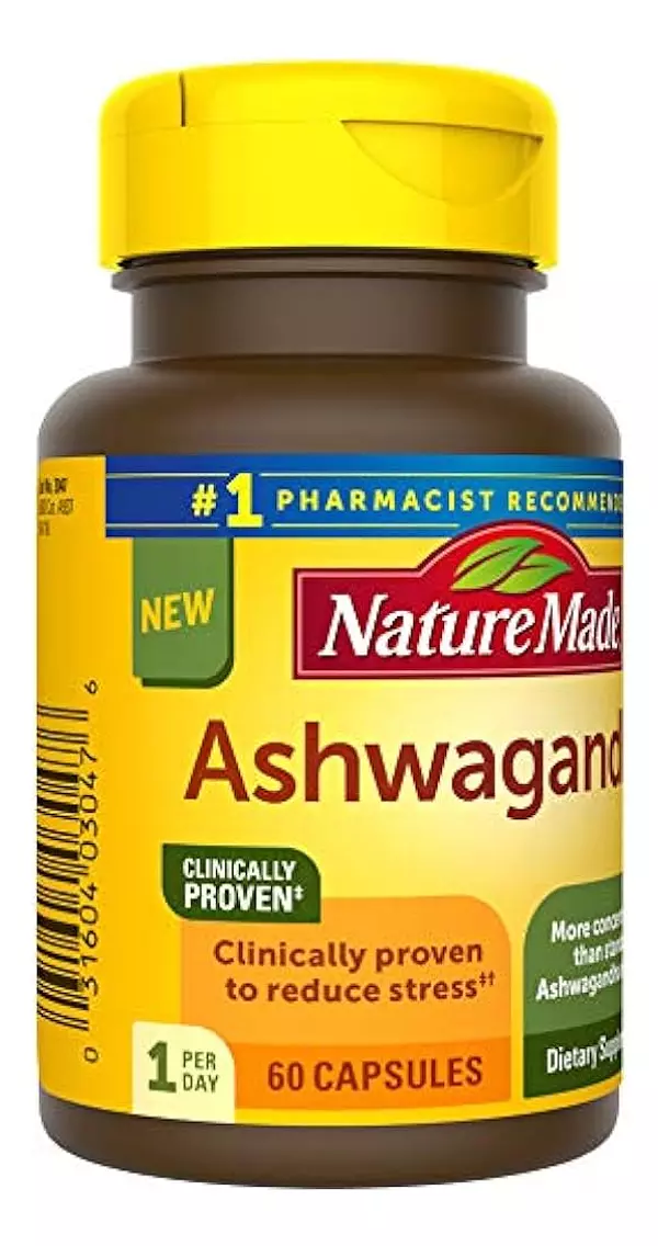 Salud y Equipamiento Médico - Nature Made Ashwagandha Capsulas 125 Mg, 60 capsulas 5
