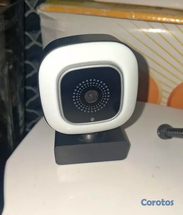 camaras y audio - Webcam NGS XpressCam 300 con Aro de Luz LED  2