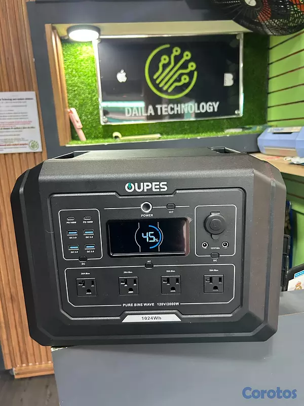 otros electronicos - inversor portátil oupes mega 1 2000W  3