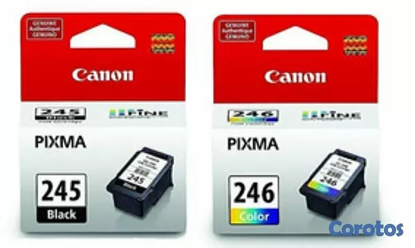 impresoras y scanners - GRAN ESPECILA DE CARTUCHO ORIGINAL CANON 245/246 NEGRO Y COLOR 