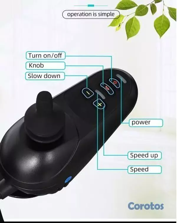 Salud y Equipamiento Médico - Silla de ruedas eléctrica plegable con joystick –  4