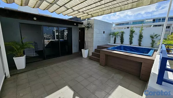 apartamentos - Apartamento duplex 2 habs, Terraza + Jacuzzi, 2 parqueos en Evaristo Morales 2
