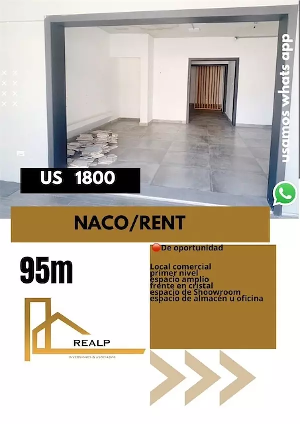 oficinas y locales comerciales - Local céntrico en Naco  1
