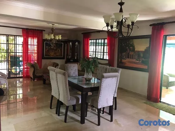 casas - venta de casa en cuesta hermosa 3 con piscina y 450mts Distrito nacional  4